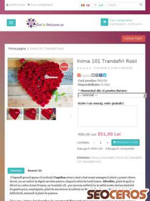 floriintimisoara.eu/inima-101-trandafiri-rosii tablet Vorschau