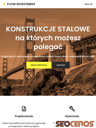 flow-investment.pl tablet obraz podglądowy