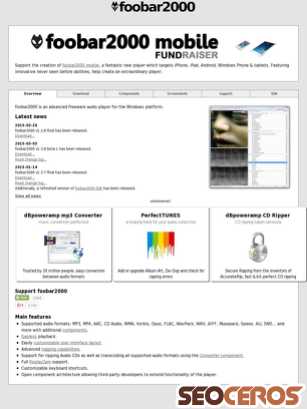 foobar2000.org tablet előnézeti kép