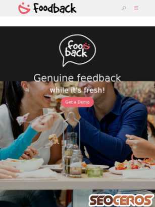 foodback.com tablet preview