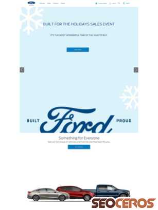 ford.com tablet preview