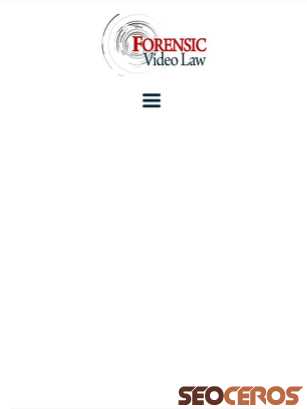 forensicvideolaw.com tablet náhled obrázku