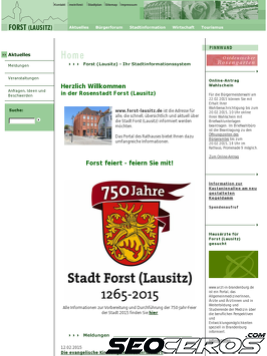 forst-lausitz.de tablet előnézeti kép