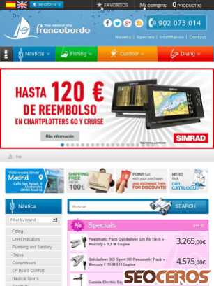 francobordo.com tablet previzualizare