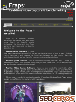 fraps.com tablet obraz podglądowy