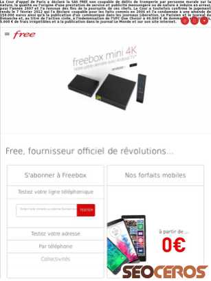 free.fr tablet förhandsvisning