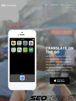 freetranslation.com tablet preview
