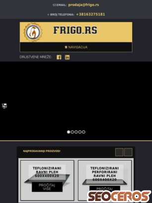frigo.rs tablet vista previa