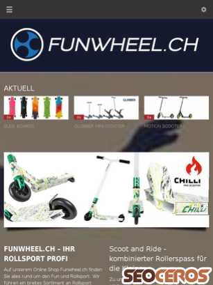funwheel.ch tablet előnézeti kép