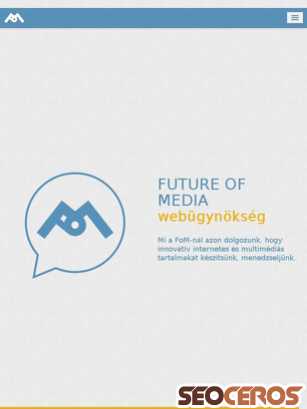 futureofmedia.hu tablet náhled obrázku