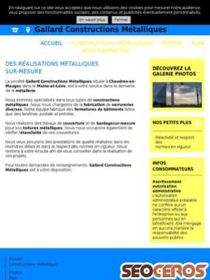 gallard-constructions-metalliques.fr tablet náhled obrázku