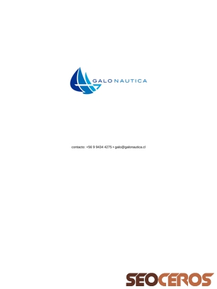 galonautica.cl tablet náhled obrázku