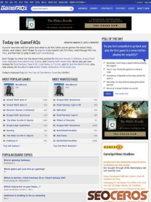 gamefaqs.com tablet náhľad obrázku