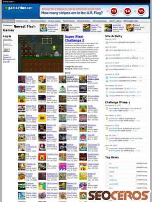 gamesvine.com tablet előnézeti kép
