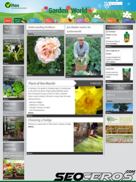 gardenworld.co.uk tablet vista previa