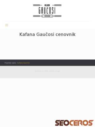 gaucosi.rs/kafana-gaucosi-cenovnik tablet vista previa
