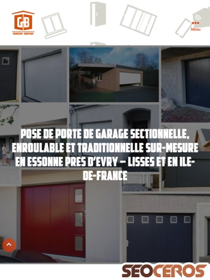 gb-menuiserie-domotique.fr/wordpress/pose-porte-garage-sectionnelle-enroulable-traditionnelle-sur-mesure-lisses-evry-essonne-ile-de-france tablet förhandsvisning
