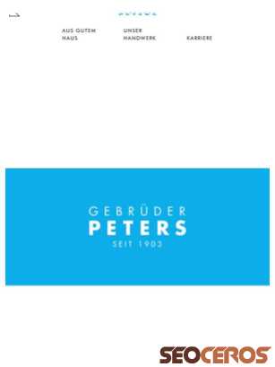 gebr-peters.de tablet előnézeti kép