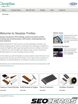 geoplas.co.uk tablet előnézeti kép