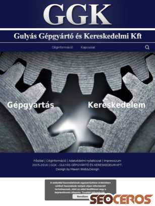 ggk-gulyas.hu tablet preview