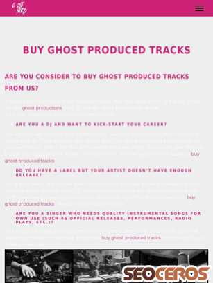 ghostunited.com/buy-ghost-produced-tracks tablet preview