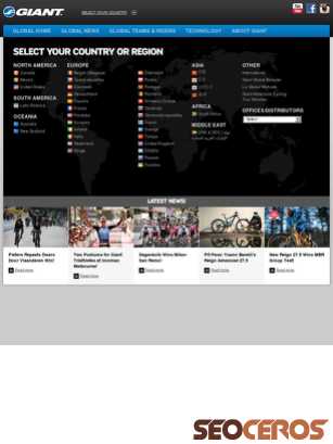 giant-bicycles.com tablet obraz podglądowy