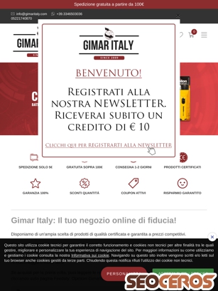 gimaritaly.com tablet előnézeti kép