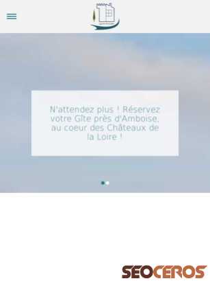 gites-de-loire.com tablet prikaz slike