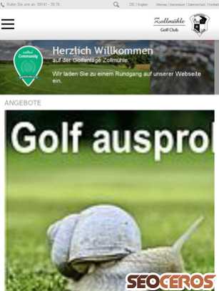 golfanlage-zollmuehle.de tablet náhled obrázku