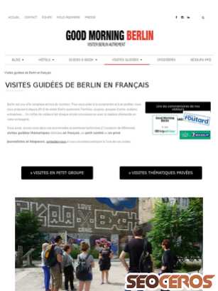 goodmorningberlin.com/visites-guidees-berlin-en-francais tablet prikaz slike