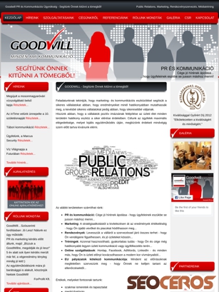 goodwill-pr.hu tablet náhled obrázku