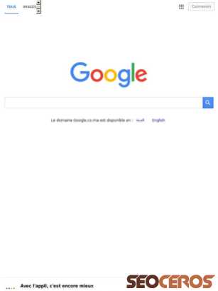 google.co.ma tablet vista previa