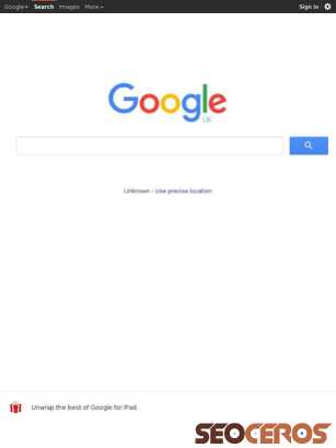 google.co.uk tablet preview