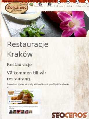 gosciniec-florianski.pl/se/restauracje-se tablet náhled obrázku