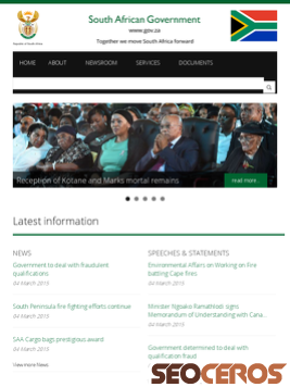 gov.za tablet előnézeti kép