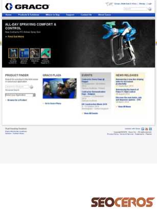 graco.com tablet obraz podglądowy