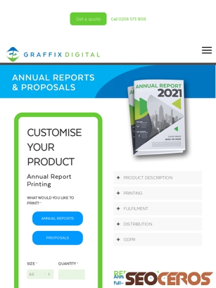 graffixdigital.co.uk/annual-report-printing tablet preview