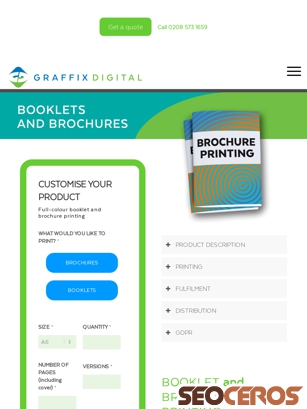 graffixdigital.co.uk/booklet-and-brochure-printing tablet vista previa