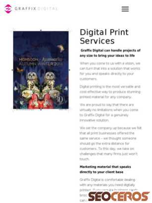 graffixdigital.co.uk/digital-print-services tablet Vista previa
