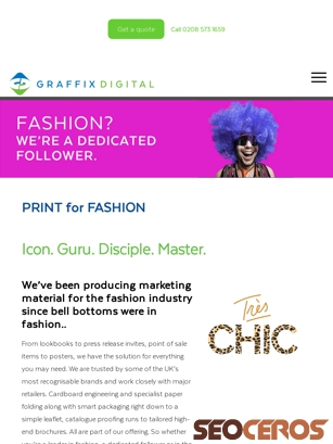 graffixdigital.co.uk/fashion tablet 미리보기