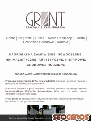 grant.tczew.pl/nagrobki.html tablet förhandsvisning