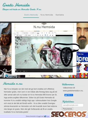 gratishemsida.n.nu tablet náhled obrázku