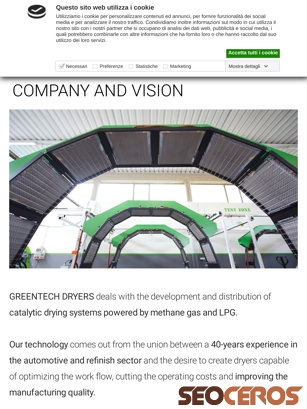 greentechdryers.com tablet náhľad obrázku