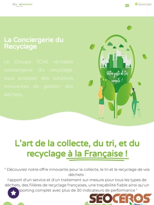 groupetgw-recyclage.com tablet náhled obrázku