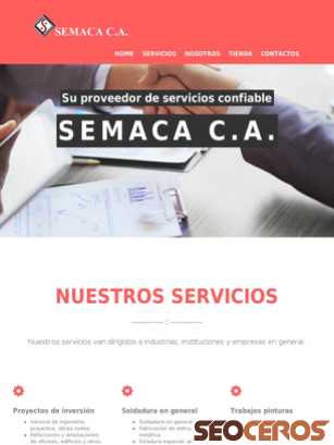 gruposemaca.com tablet náhľad obrázku