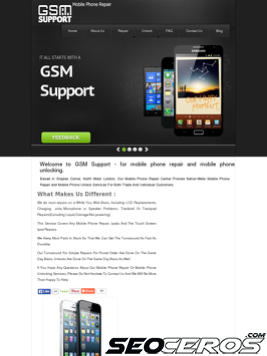 gsm-support.co.uk tablet obraz podglądowy