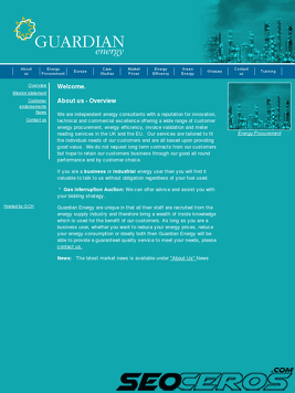 guardianenergy.co.uk tablet Vista previa
