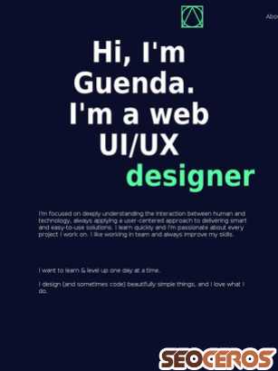 guenda.design tablet előnézeti kép