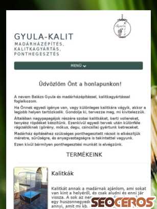 gyulakalit.hu tablet Vorschau