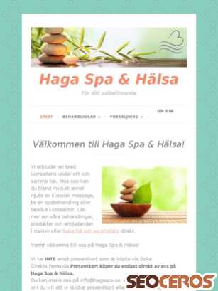 hagaspa.se tablet förhandsvisning